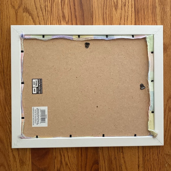 Pastel Fabric Appliqué Framed Flower Picture - Picture 7 of 11